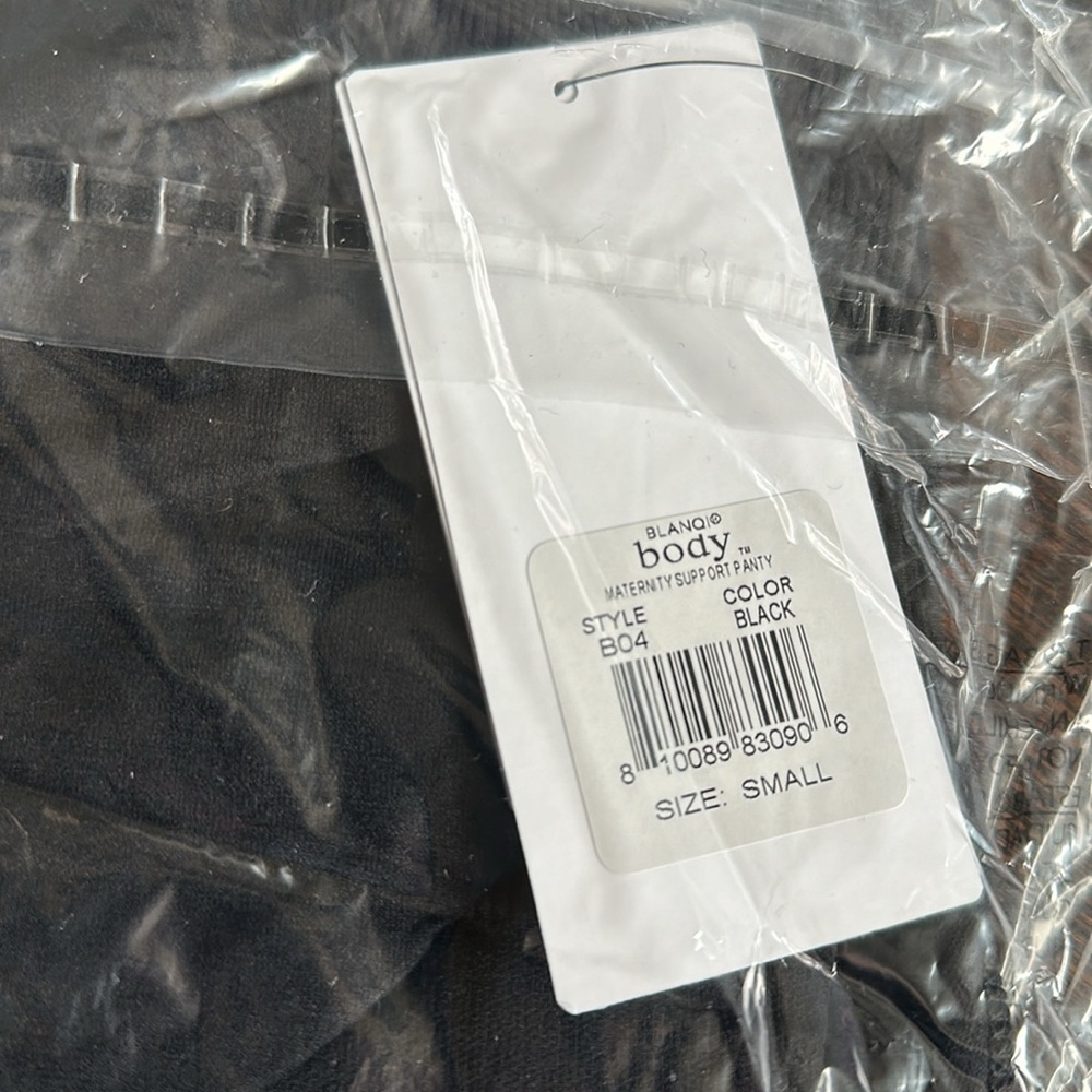 NWT BLANQI Seamless Maternity Over Belly Support Panties (Black)- size S - Picture 3 of 12